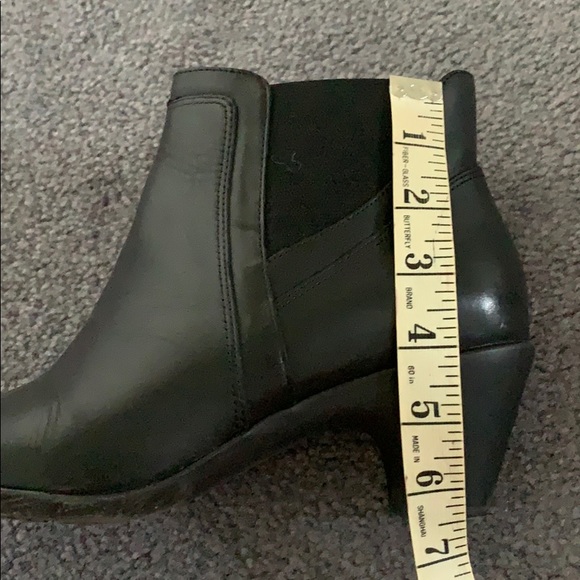 Black Leather Ankle Booties - Picture 10 of 13